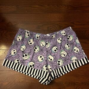 Women’s Disney Nightmare Before Christmas PJ Shorts Size Large
